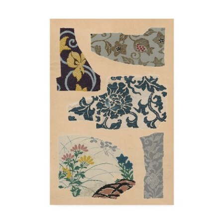 Trademark Fine Art Ema Seizan 'Japanese Textile Design Vii' Canvas Art, 12x19 WAG09960-C1219GG